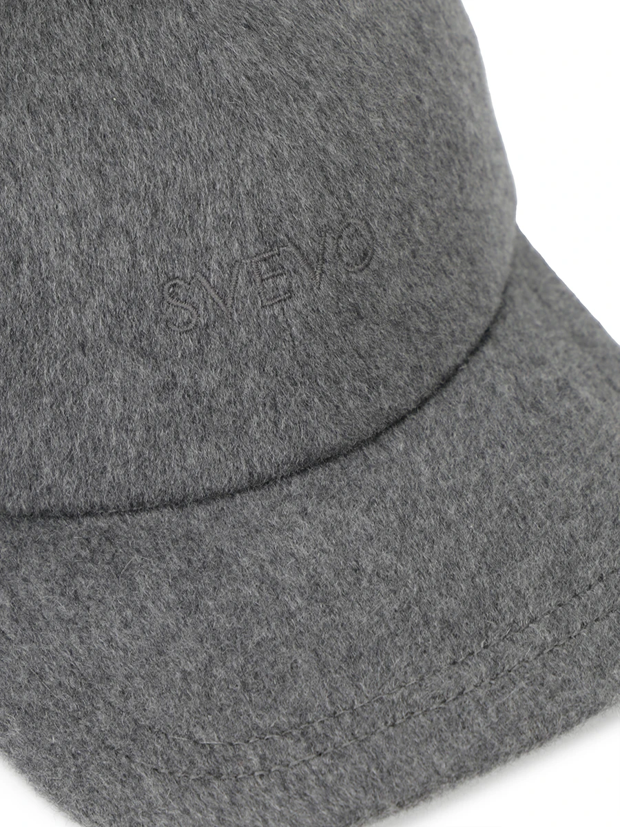 Бейсболка кашемировая SVEVO T0001SA23 T03 Темно Серый  Фото 3