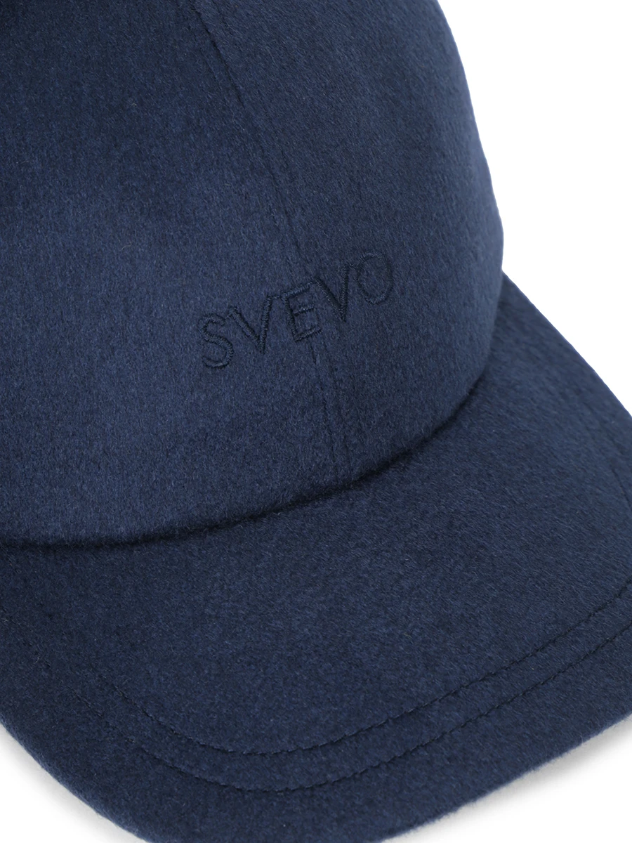 Бейсболка кашемировая SVEVO T0001SA23 T18 Синий  Фото 3