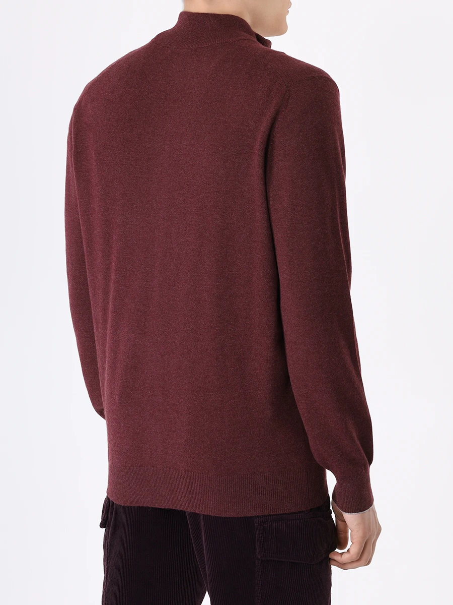 Кардиган кашемировый BRUNELLO CUCINELLI M2200106 CMZ87 Бордовый  Фото 3