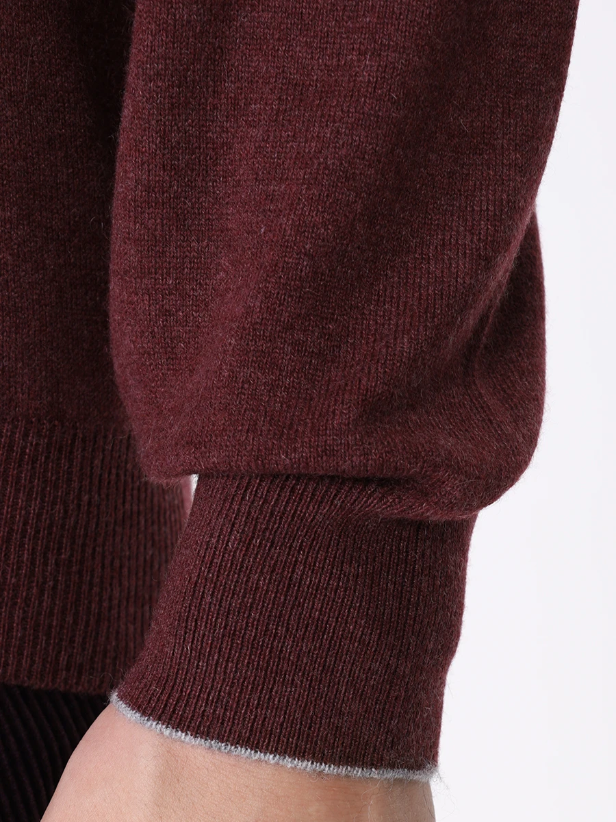 Кардиган кашемировый BRUNELLO CUCINELLI M2200106 CMZ87 Бордовый  Фото 5
