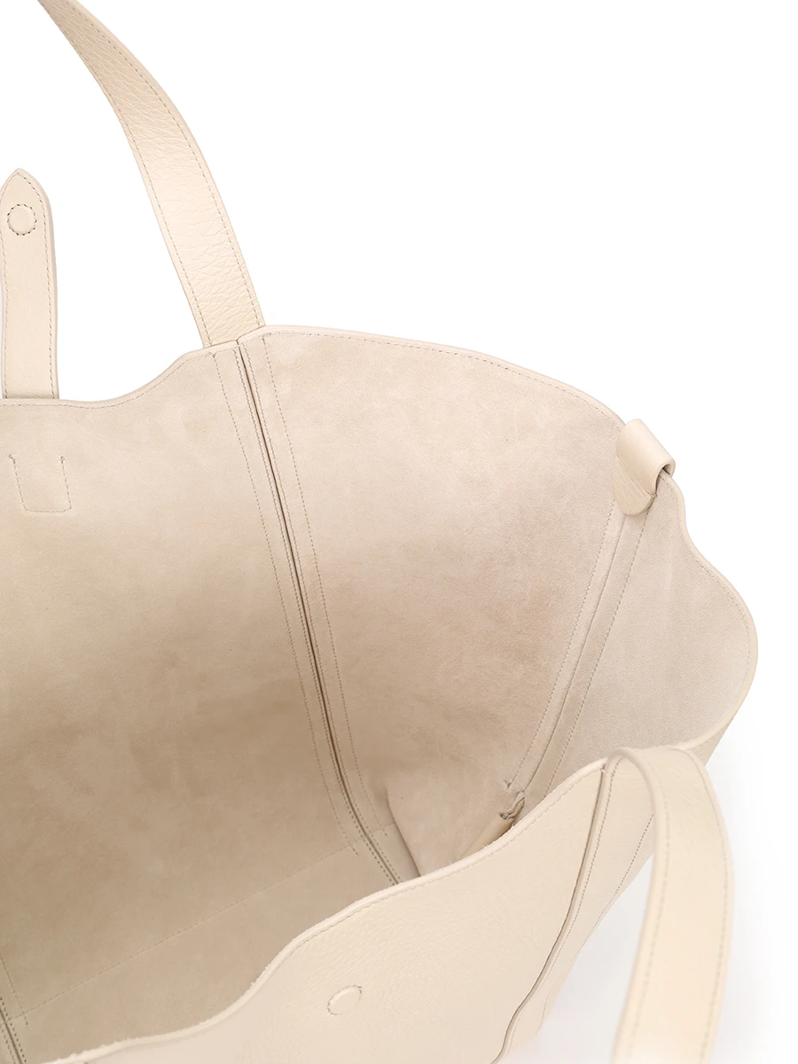 Сумка кожаная BRUNELLO CUCINELLI MBVND2548 C8905 Кремовый  Фото 4