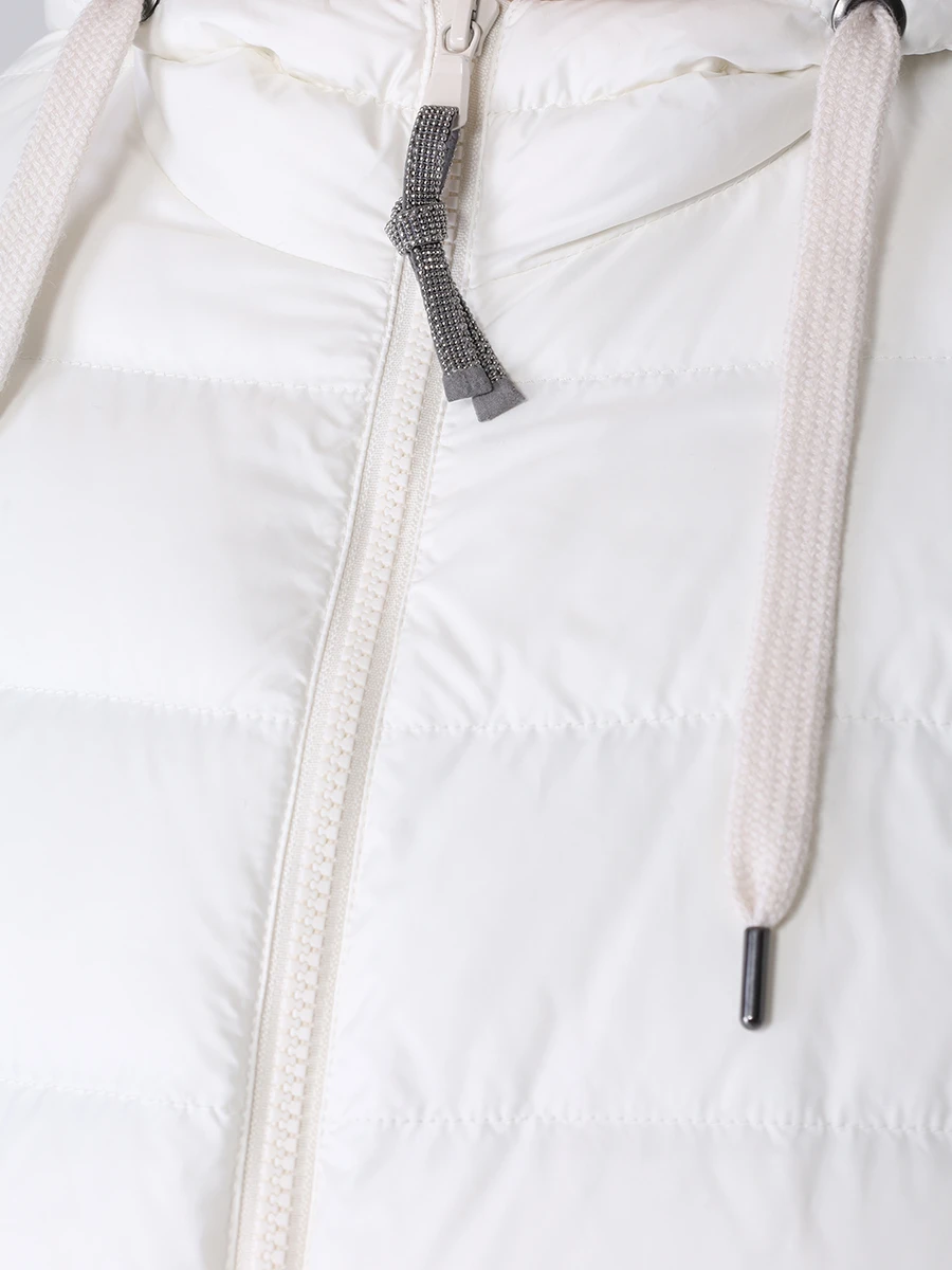 Куртка комбинированная BRUNELLO CUCINELLI MH5042699 C1202 Белый  Фото 6