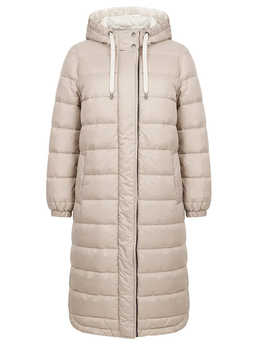 Куртка стеганая BRUNELLO CUCINELLI MH5049699 C7958 Бежевый 