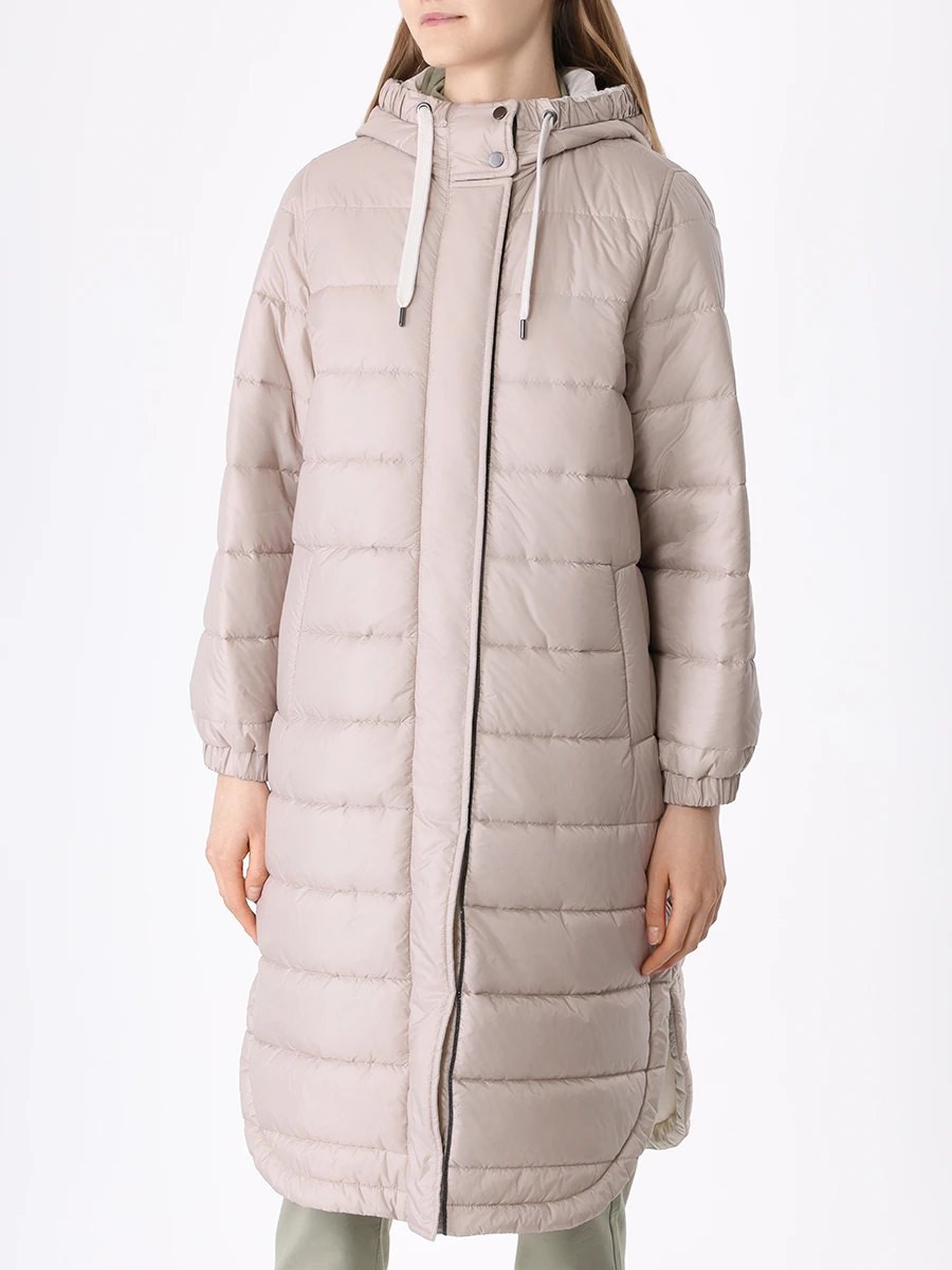 Куртка стеганая BRUNELLO CUCINELLI MH5049699 C7958 Бежевый  Фото 4