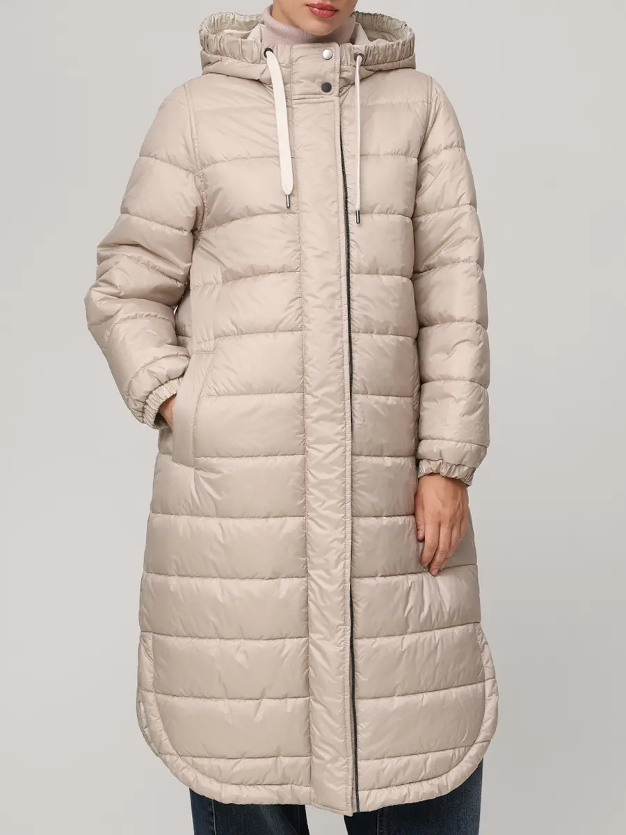 Куртка стеганая BRUNELLO CUCINELLI MH5049699 C7958 Бежевый  Фото 4