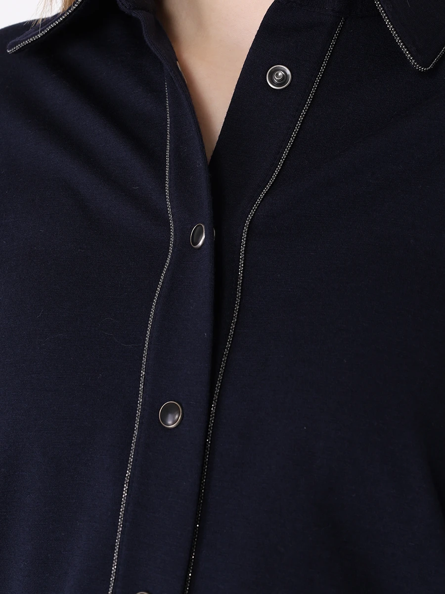 Платье шерстяное BRUNELLO CUCINELLI M0R25A5158 С051 Синий  Фото 5