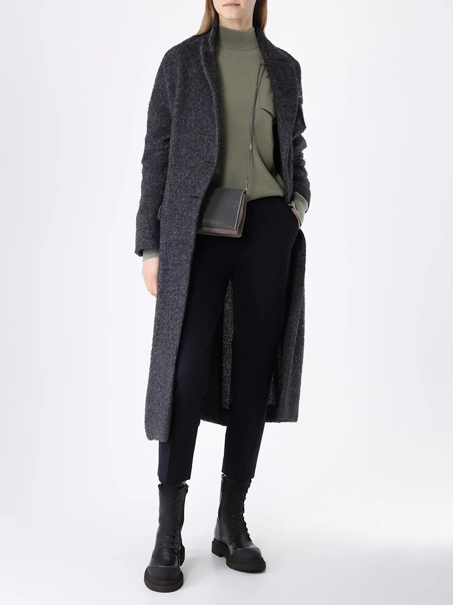 Джемпер кашемировый BRUNELLO CUCINELLI M12186504 C8914 Зеленый  Фото 2