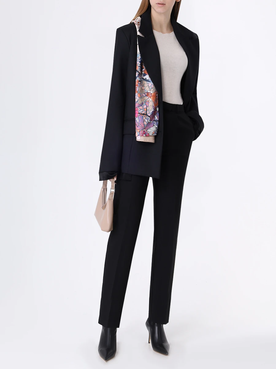 

Пиджак из вискозы и шерсти, Черный, DA_520FW24