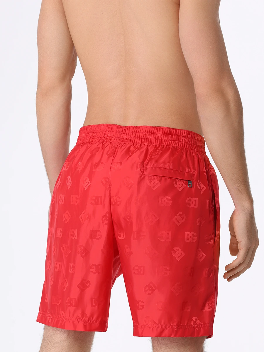 Шорты плавательные DOLCE & GABBANA M4A13T ONN57 R0026 Красный  Фото 3