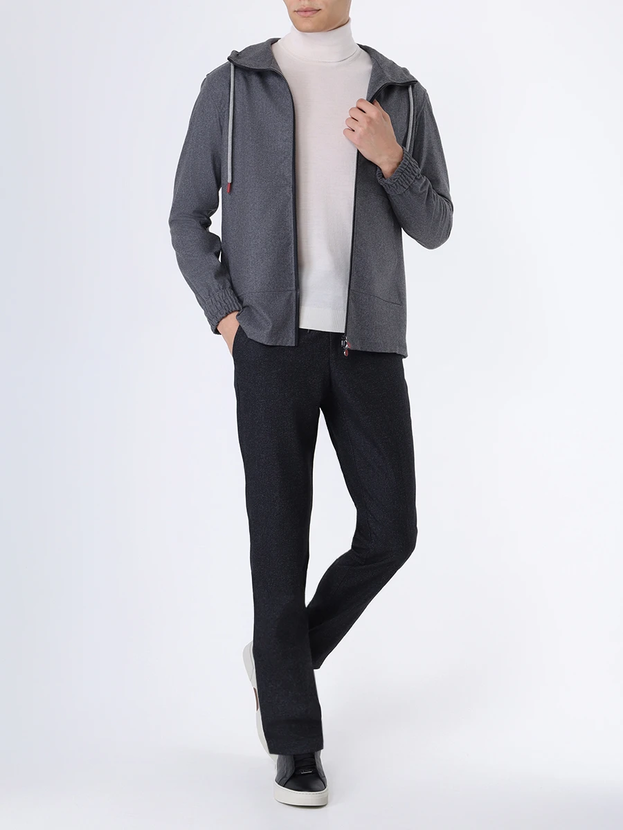 Куртка шерстяная KITON UMC010K0165C02000 Серый  Фото 2