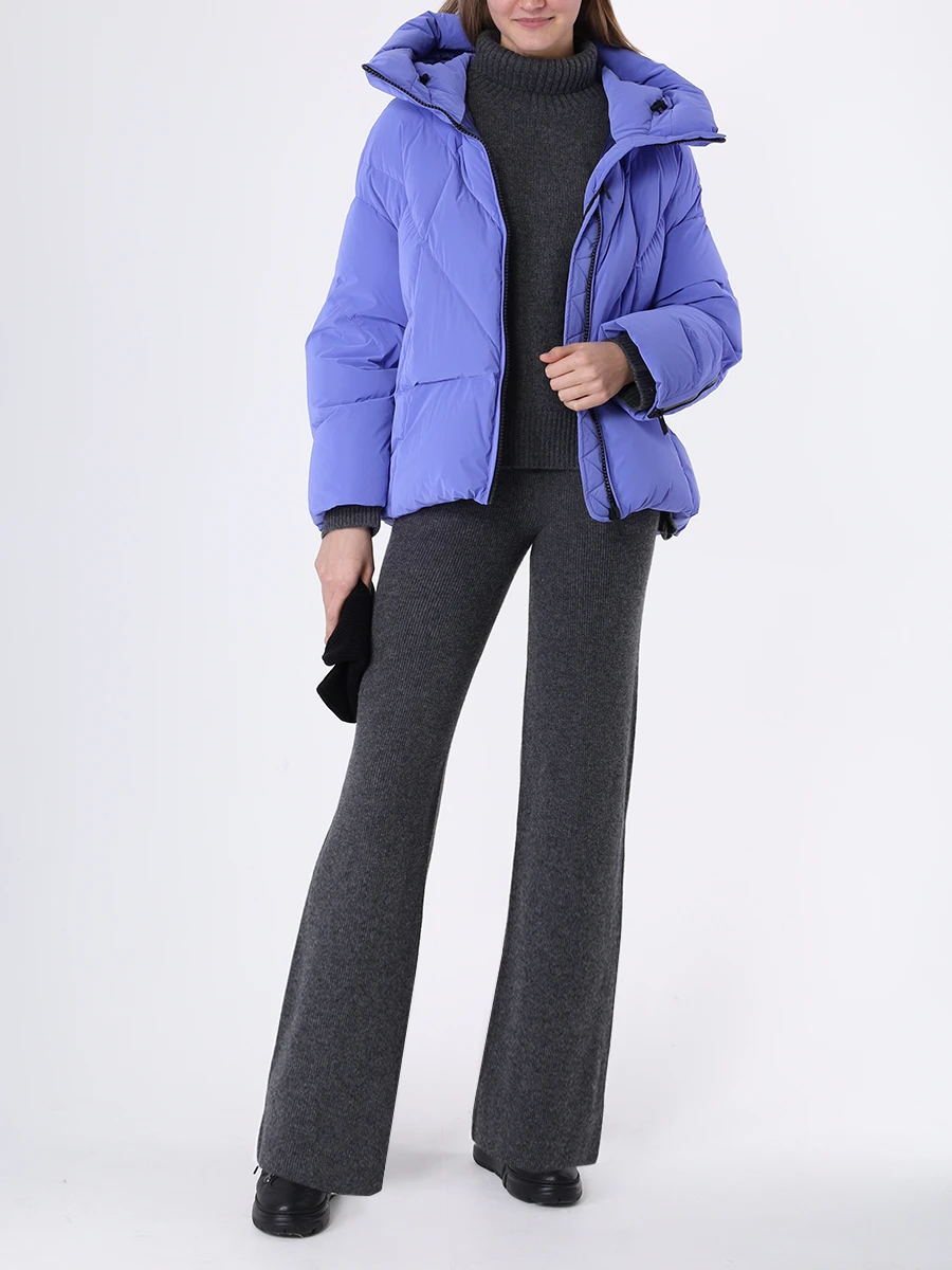Пуховик стеганый HETREGO 8K786 F 23WD14 VND Сиреневый  Фото 2
