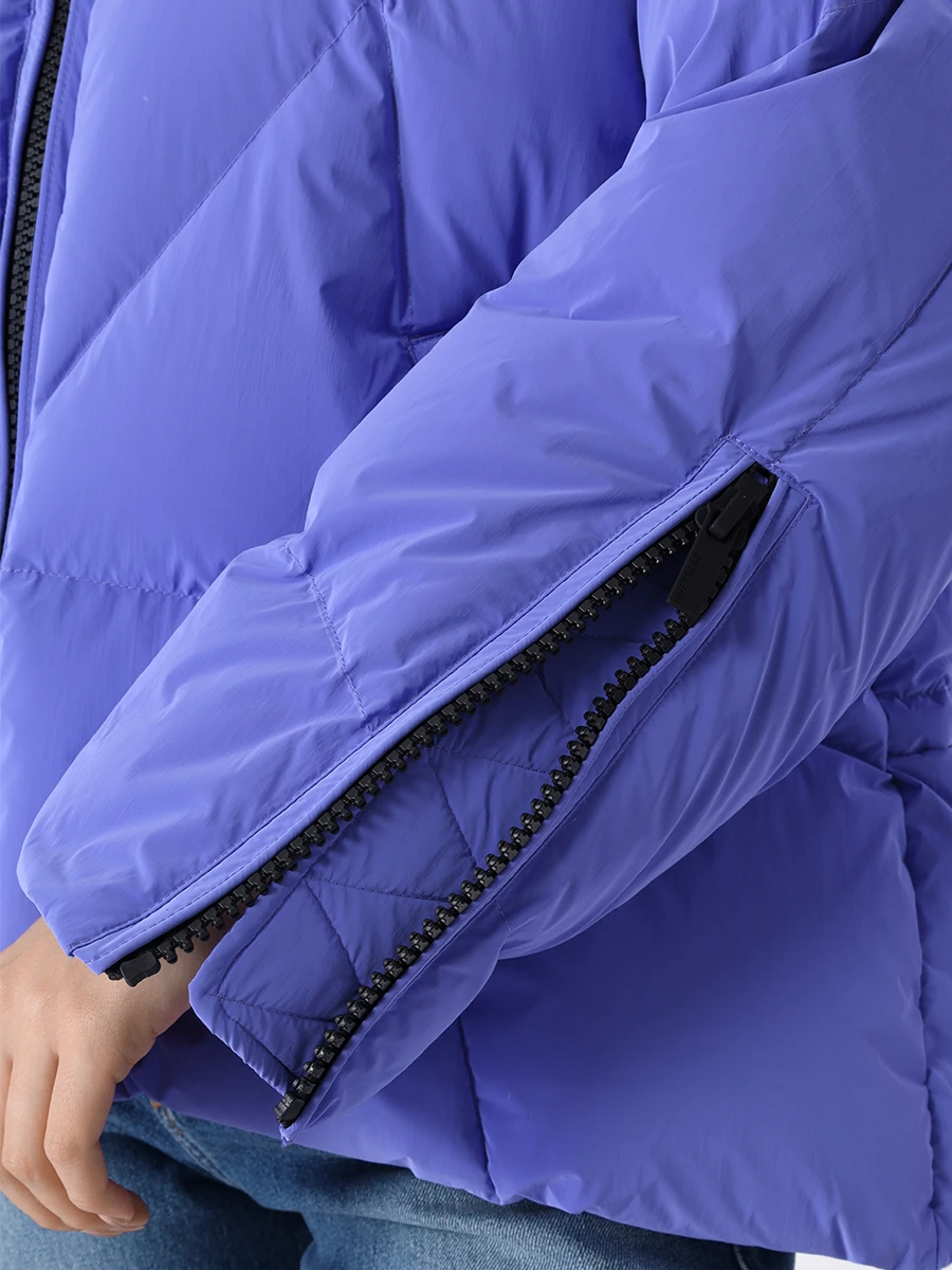 Пуховик стеганый HETREGO 8K786 F 23WD14 VND Сиреневый  Фото 5