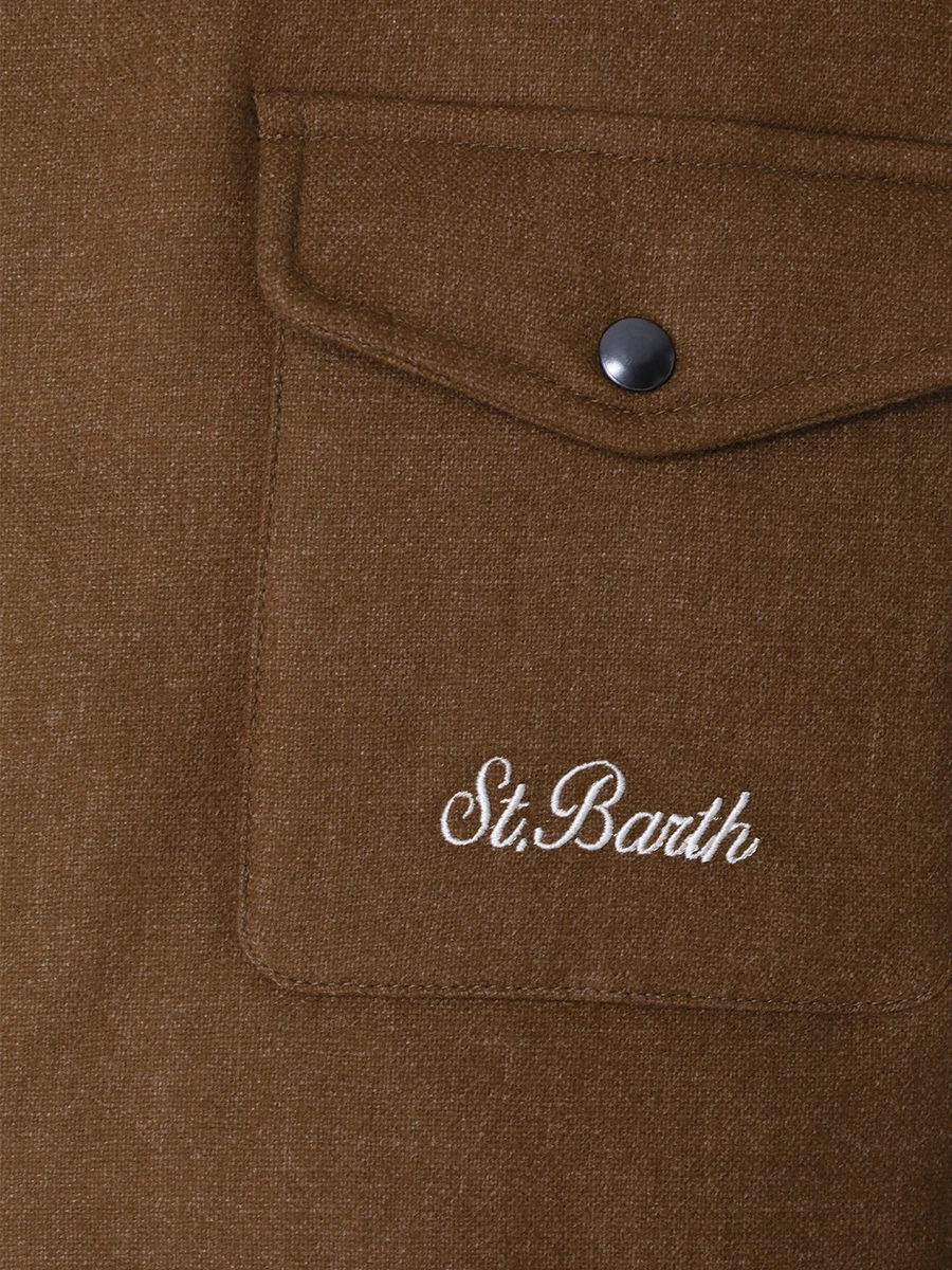 

Куртка шерстяная, Коричневый, CHALET - WOOL 19 CAMEL