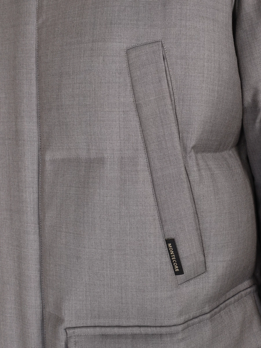 Пуховик стеганый MONTECORE F05MUCX738-106/26 Серый  Фото 3