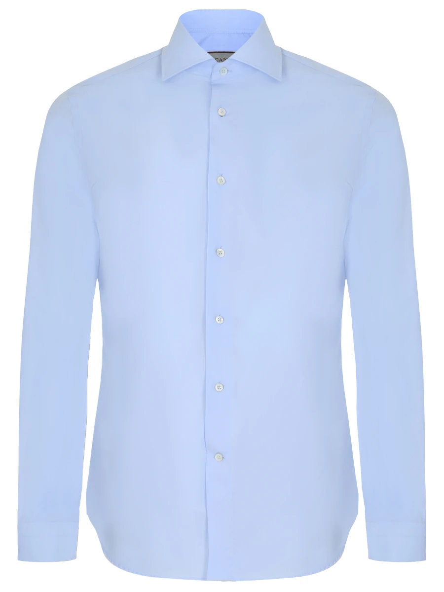 Рубашка Slim Fit хлопковая CANALI GR01598/401/NX98, размер 60, цвет голубой GR01598/401/NX98 - фото 1