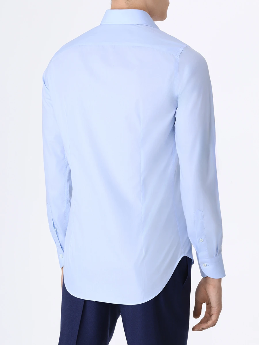 Рубашка Slim Fit хлопковая CANALI GR01598/401/NX98, размер 60, цвет голубой GR01598/401/NX98 - фото 3