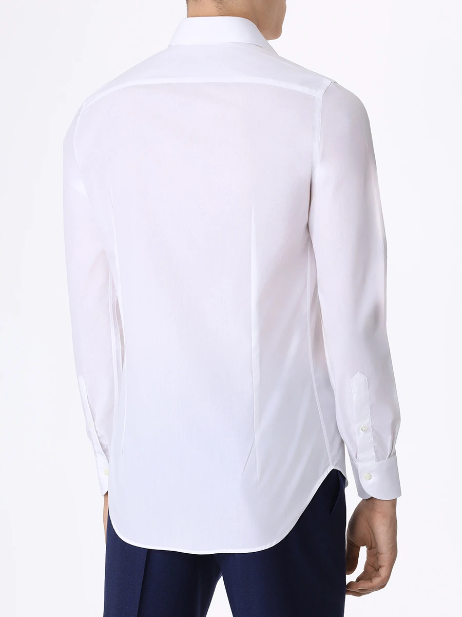 Рубашка Slim Fit хлопковая CANALI GD02832/001/X18, размер 48, цвет белый GD02832/001/X18 - фото 3