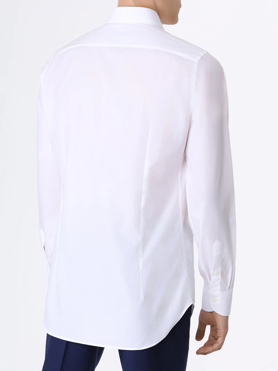 Рубашка Slim Fit хлопковая CANALI GR01598/001/NX98/L, размер 52, цвет белый GR01598/001/NX98/L - фото 3