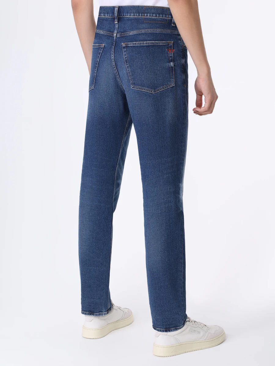 Джинсы Regular Fit хлопковые DIESEL A03573007L101 Синий  Фото 3