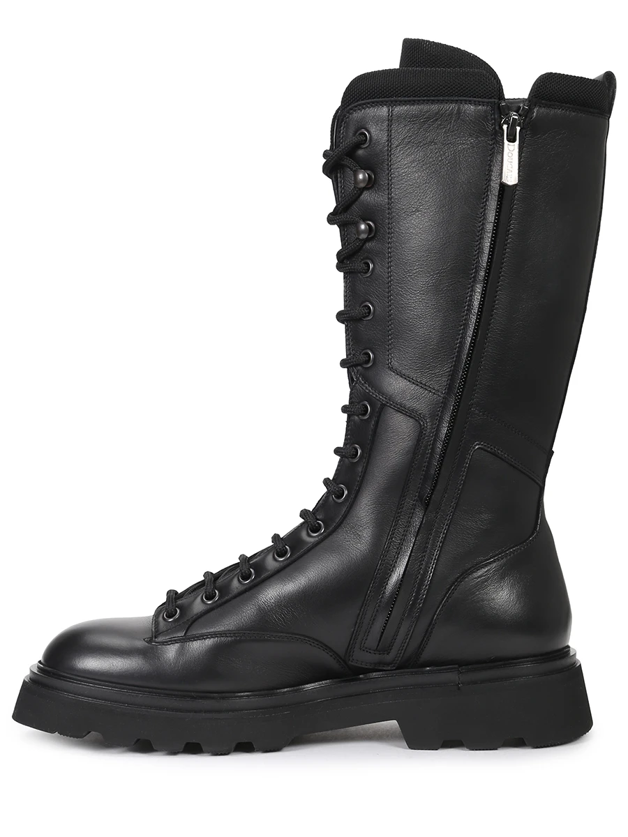 Ботинки кожаные на меху DOUCAL`S DD8670TYLEPN688NNOO, размер 37.5, цвет черный - фото 3