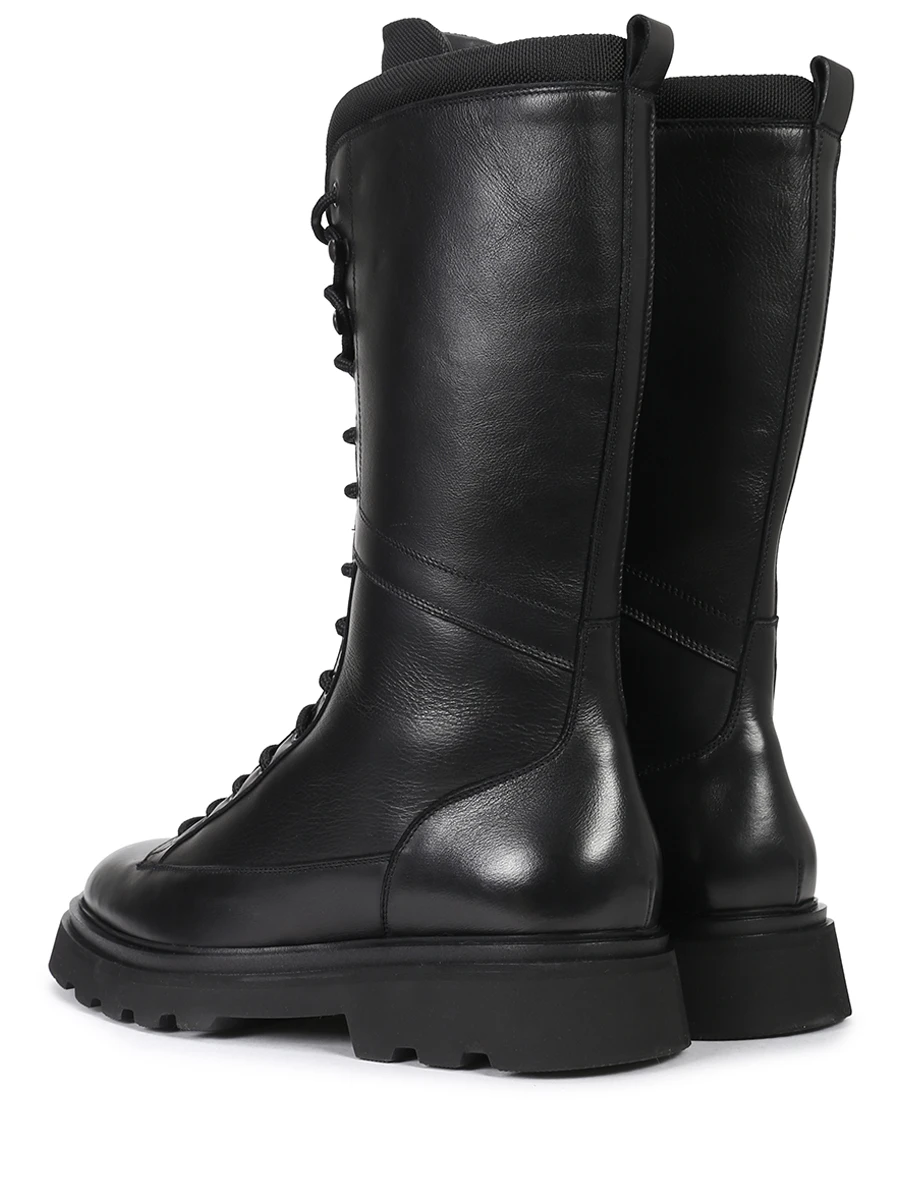 Ботинки кожаные на меху DOUCAL`S DD8670TYLEPN688NNOO, размер 37.5, цвет черный - фото 4
