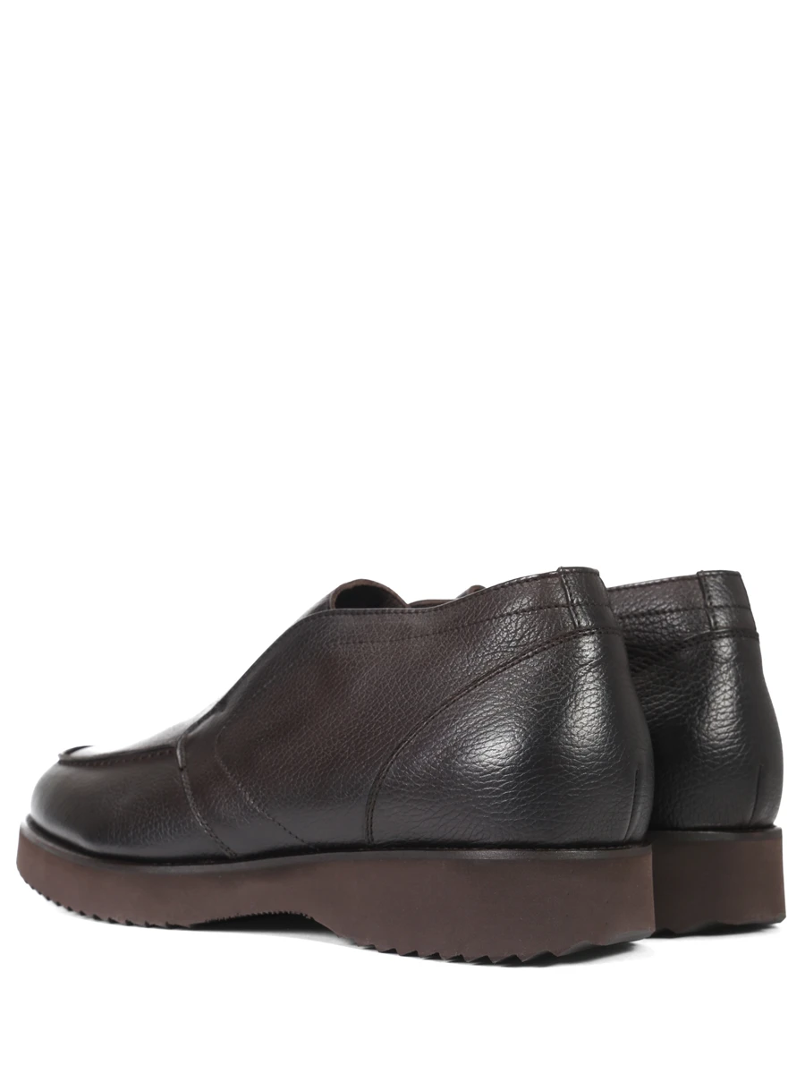 Ботинки кожаные на меху DOUCAL`S DU3233DAKOUN019TM00 Коричневый  Фото 4