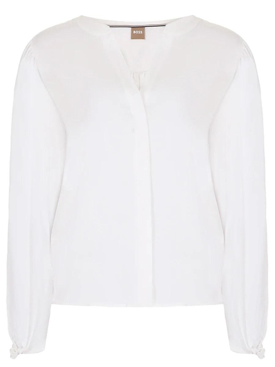 Блуза шелковая BOSS 50501001/112, размер 38, цвет кремовый 50501001/112 - фото 1