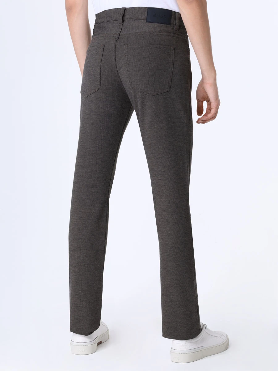 Брюки Slim Fit Delaware BOSS 50500762/361 Зеленый  Фото 3