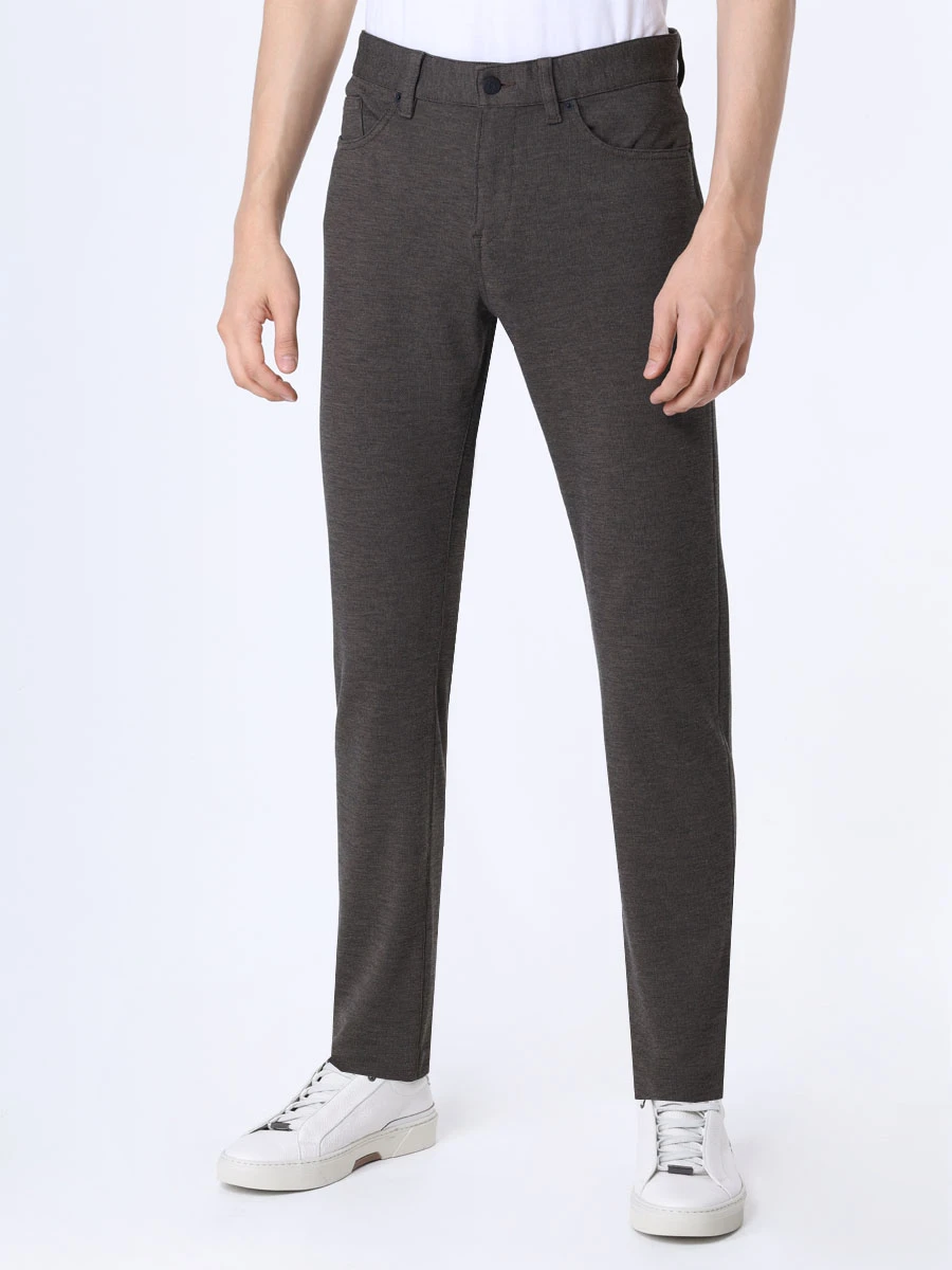 Брюки Slim Fit Delaware BOSS 50500762/361 Зеленый  Фото 4