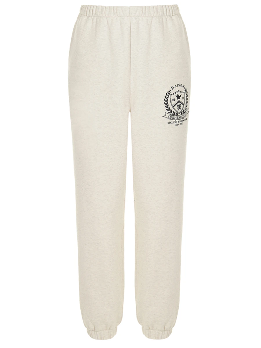 

Брюки хлопковые, Белый, BOH-FW23-13-04