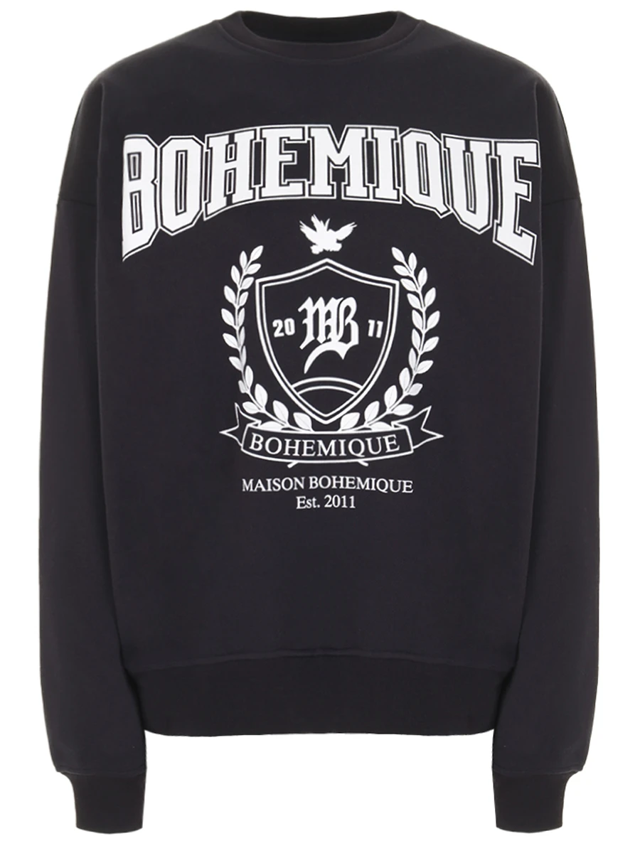 

Толстовка хлопковая, Синий, BOH-FW23-18-06