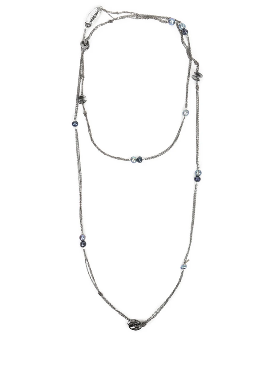 

Колье с жемчугом, Черный, 2324-133