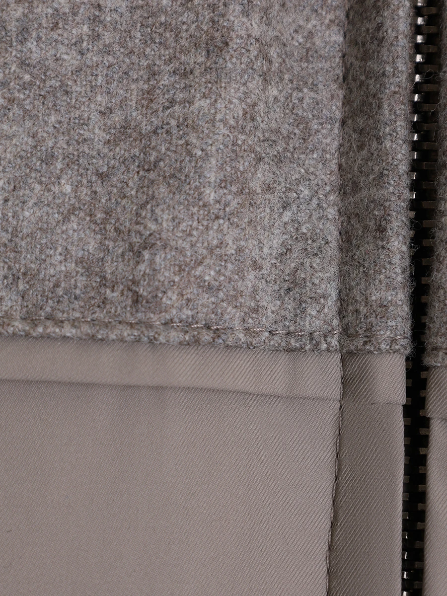 Пуховик стеганый KITON UW1592YC401001003 Бежевый  Фото 3