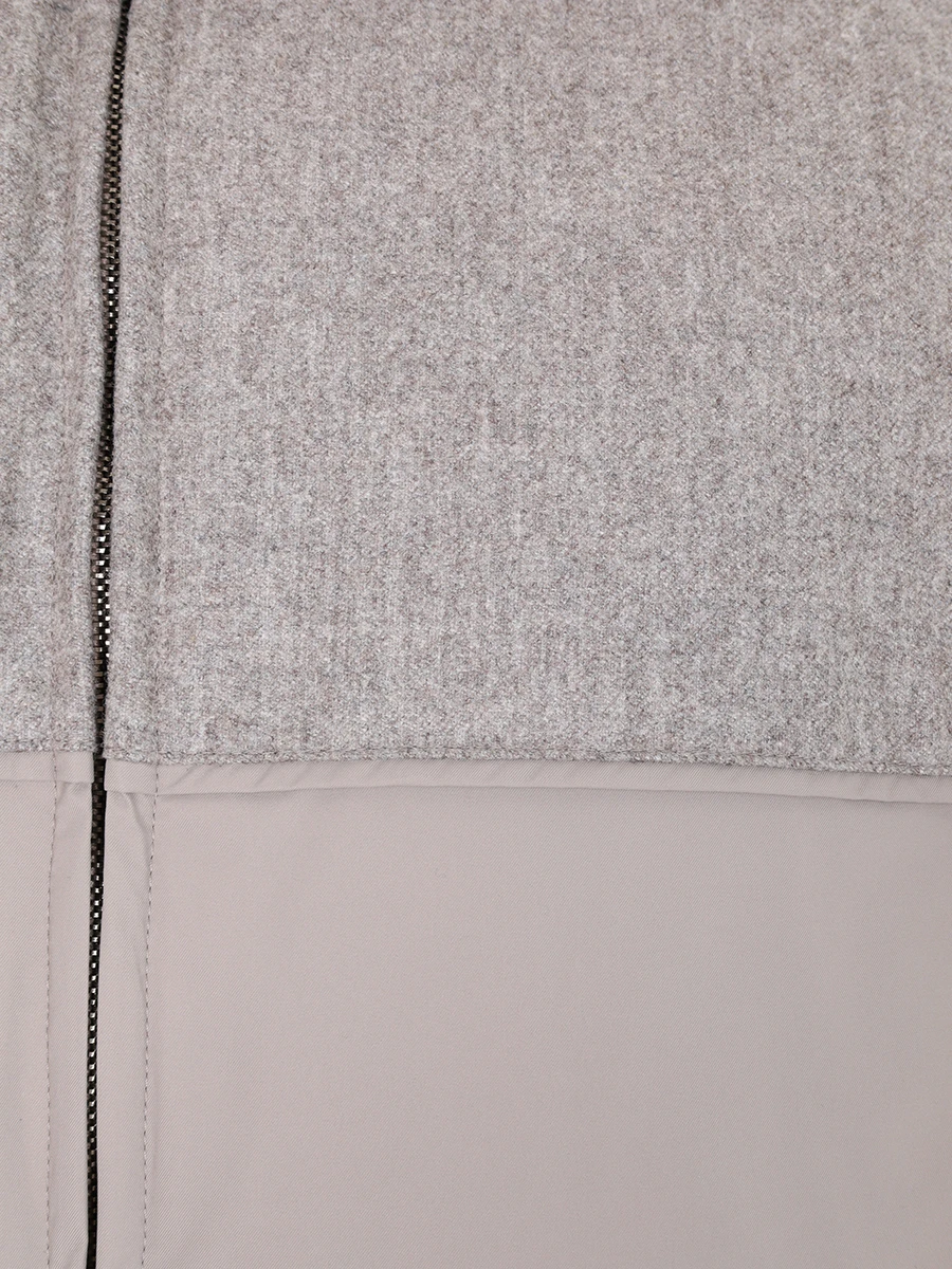 Пуховик стеганый KITON UW1592YC401001003 Бежевый  Фото 4