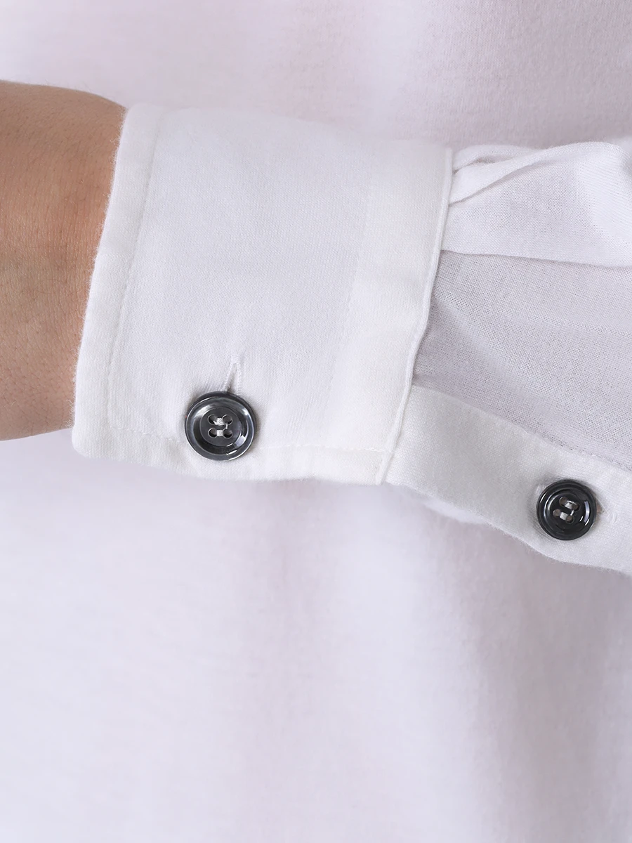 Поло хлопковое KITON UMK031301001 Белый  Фото 5