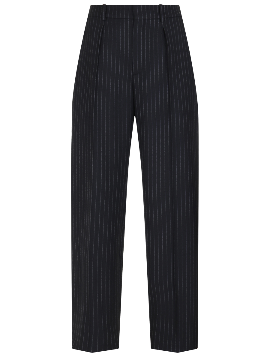 Брюки шерстяные SAINT LAURENT