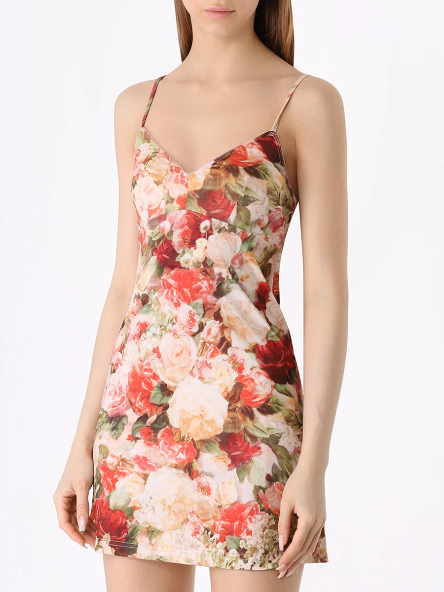 Платье шелковое ZIMMERMANN 8169DF231 MLSFL, размер 44, цвет цветочный принт - фото 7