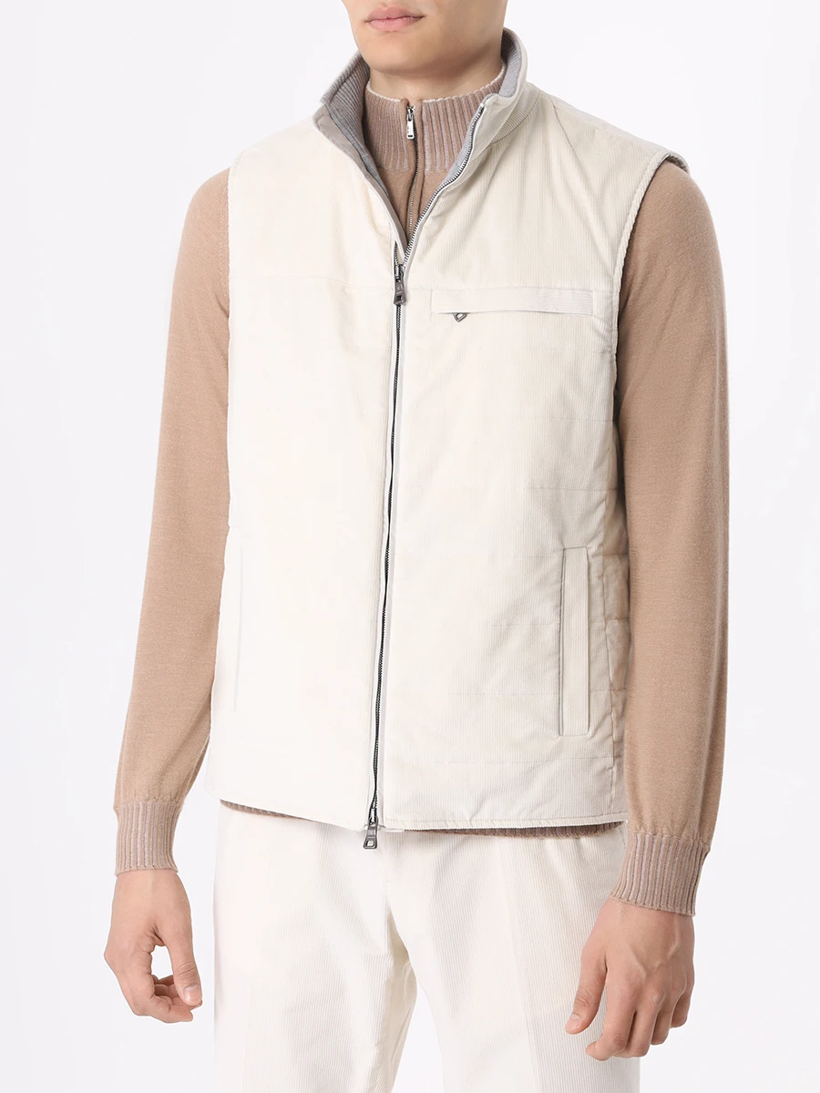 Костюм вельветовый FIORONI CASHMERE MTX27640E2 0001/MPT27640F2 0001 TX8.1 Белый  Фото 4