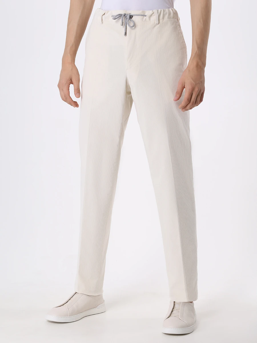 Костюм вельветовый FIORONI CASHMERE MTX27640E2 0001/MPT27640F2 0001 TX8.1 Белый  Фото 7