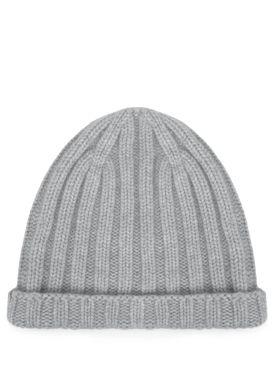 Шапка кашемировая FIORONI CASHMERE MK10I1042 0153 A.10 Серый  Фото 2