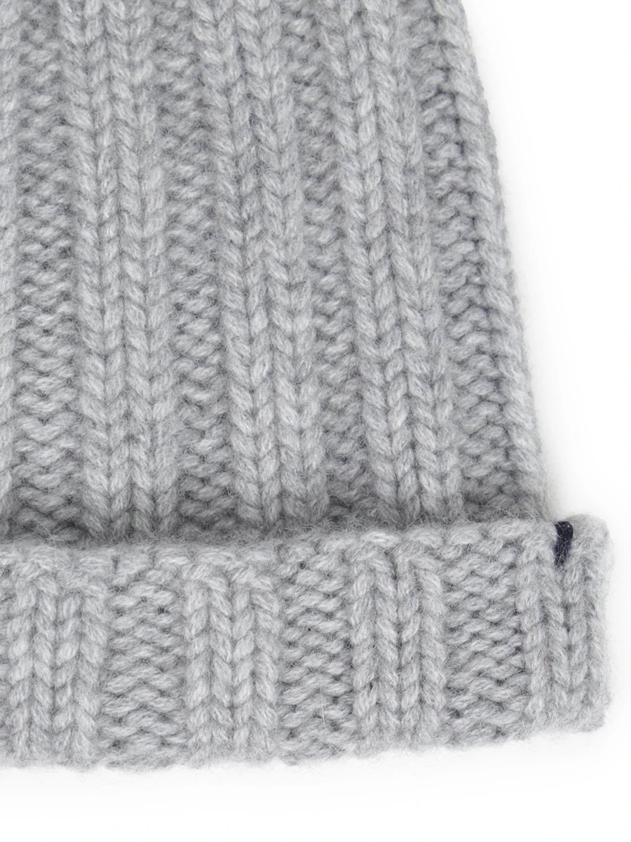 Шапка кашемировая FIORONI CASHMERE MK10I1042 0153 A.10 Серый  Фото 3