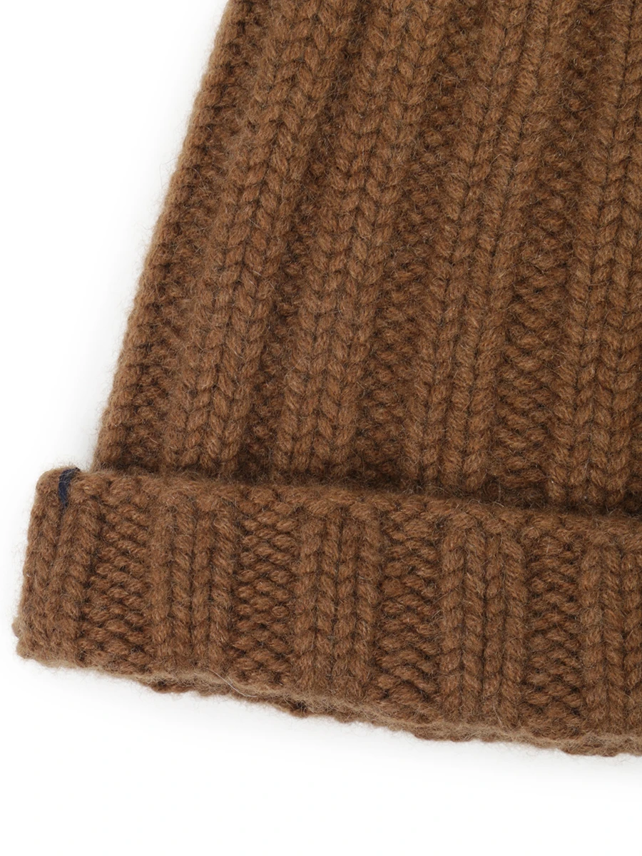 Шапка кашемировая FIORONI CASHMERE MK10I1042 0154 A.7 Коричневый  Фото 3