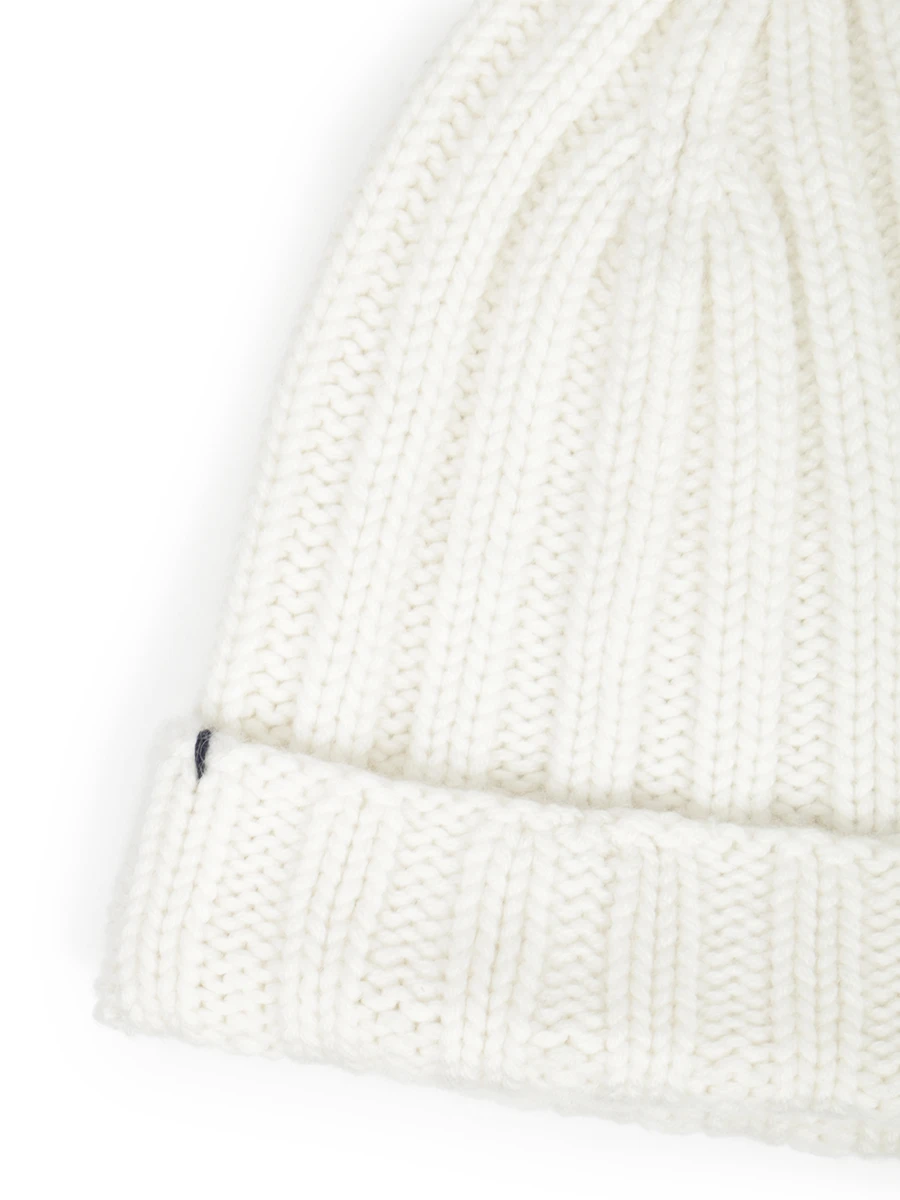 Шапка кашемировая FIORONI CASHMERE MK10I1042 0151 A.1 Белый  Фото 3