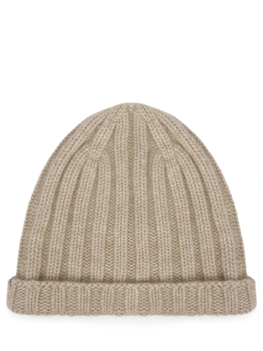 Шапка кашемировая FIORONI CASHMERE MK10I1042 0152 A.4 Бежевый  Фото 2
