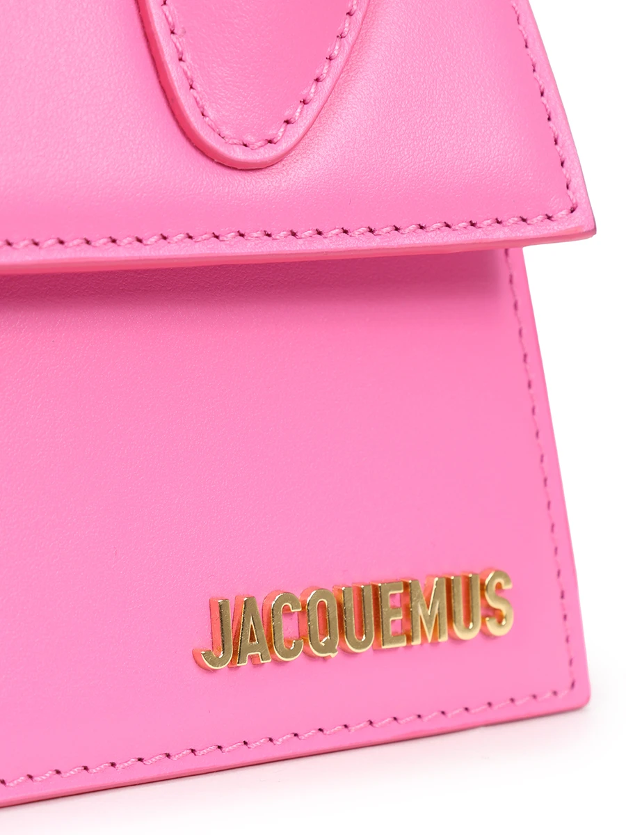 Сумка кожаная Le Chiquito JACQUEMUS 213BA002-3060 434 Розовый  Фото 5