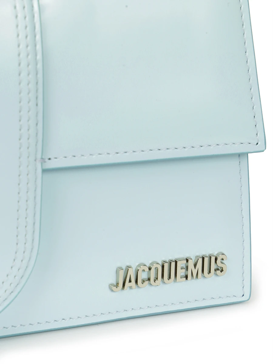 Сумка кожаная Le Grand Bambino JACQUEMUS 213BA007-3128 320 Голубой  Фото 5