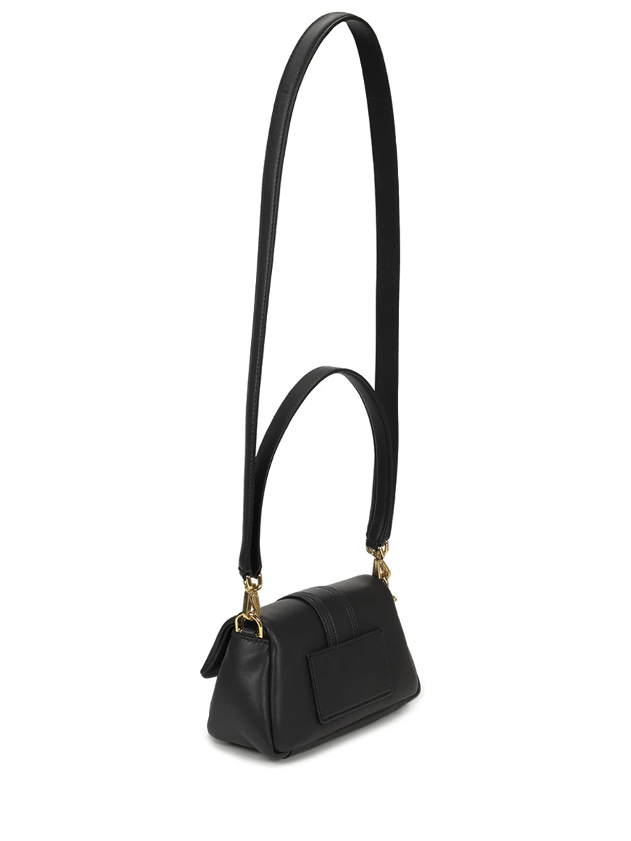 Сумка кожаная Le Petit Bambimou JACQUEMUS 233BA335-3073 990 Черный  Фото 3