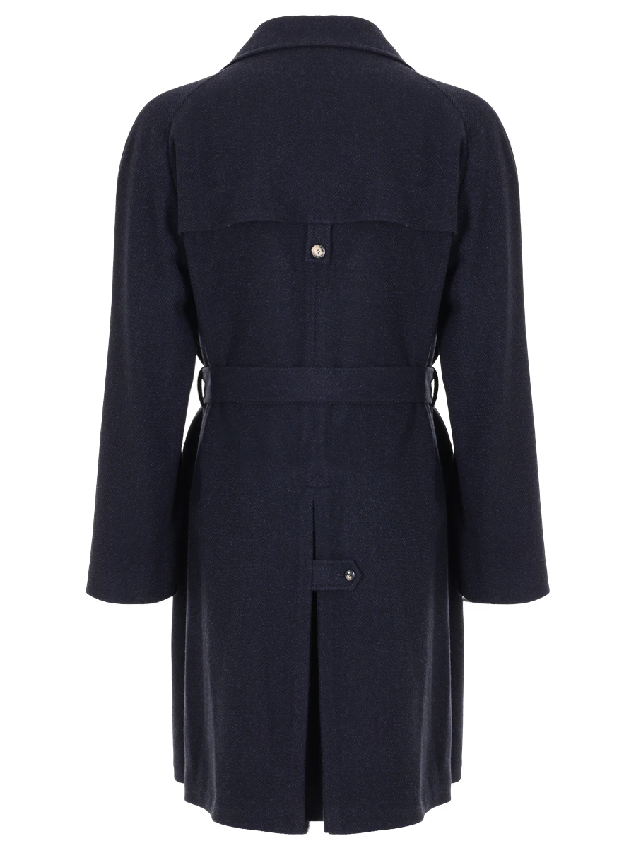 Пальто шерстяное STILE LATINO CUBRANDO CM22201 B40 Синий  Фото 2