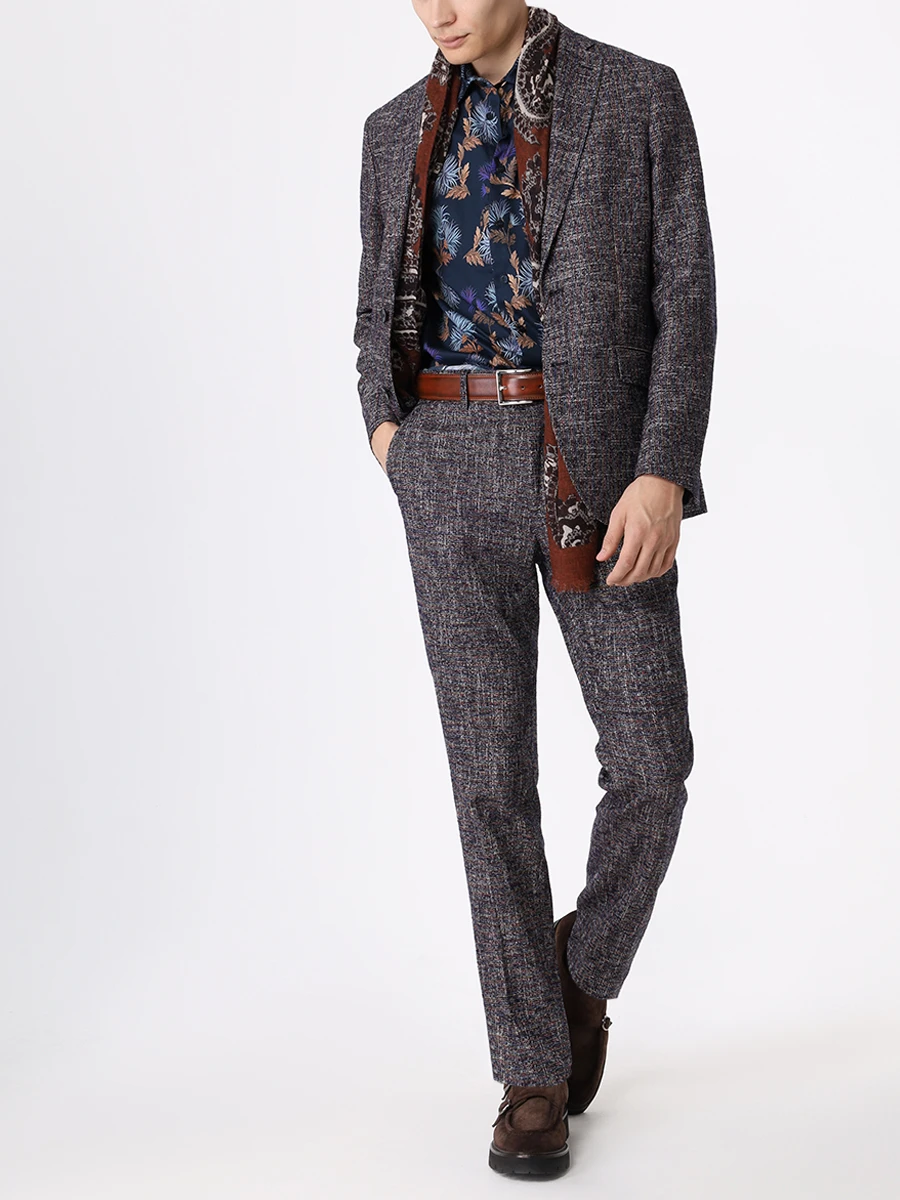 Рубашка Slim Fit хлопковая ETRO U196040/12908/5724/200 Синий, размер 56, цвет голубой U196040/12908/5724/200 Синий, - фото 2