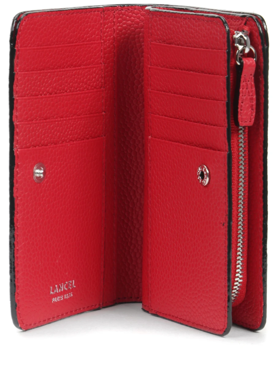 Кошелек кожаный LANCEL A11123 Red, размер Один размер, цвет красный - фото 3